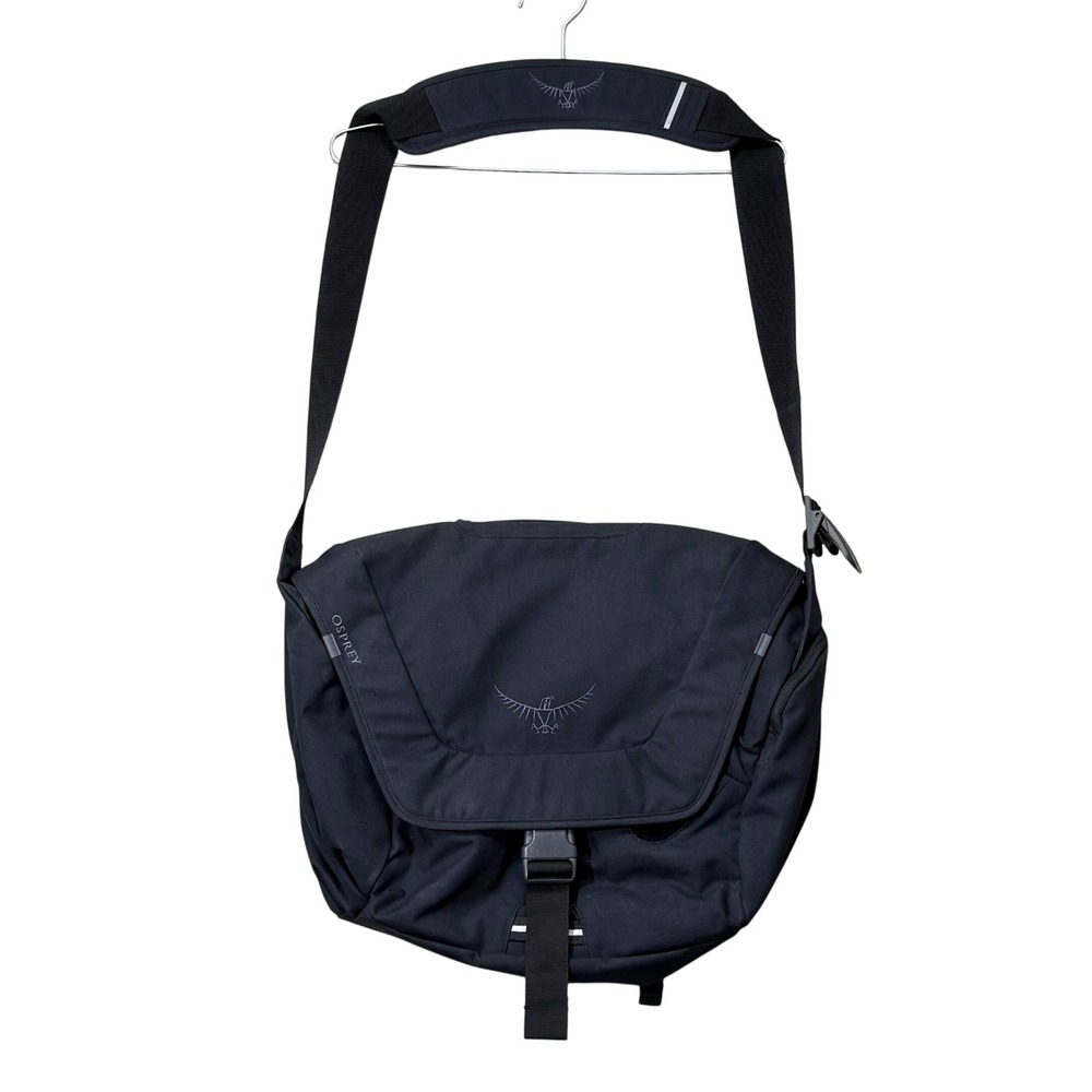 Osprey FlapJack Courier Messenger Bag Black 2011 Laptop Crossbody 17L Unisex